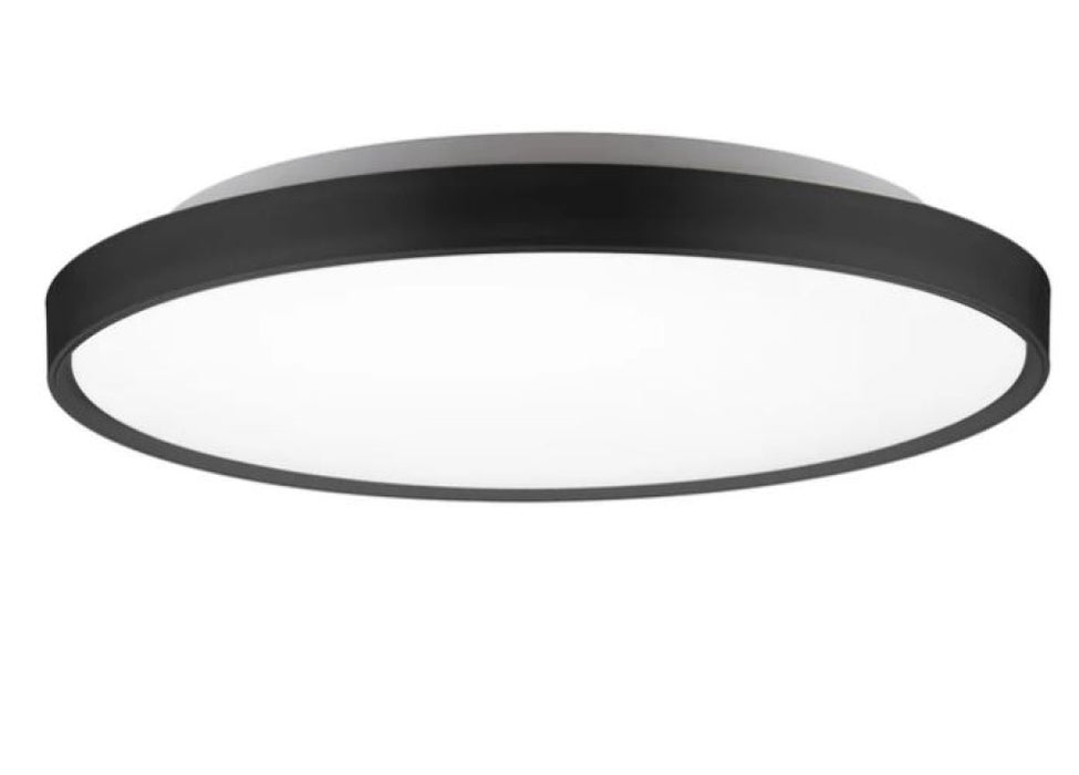 Brunswick 22-in Black Led Flush Mount | FM43522-BK