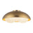 Robyn 16-in Brushed Gold/opal Glass Socket Flush Mount | FM495316BGOP