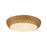 Merida 17-in Rattan Socket Flush Mount | FM511217RA