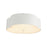 Adella 14-in Antique White Socket Flush Mount | FM566314AW