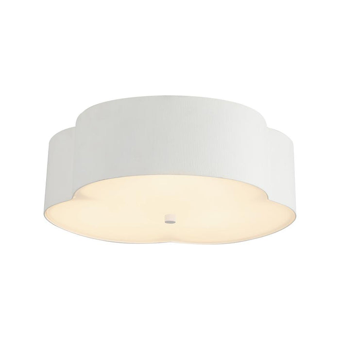 Adella 14-in Antique White Socket Flush Mount | FM566314AW