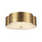 Adella 14-in Brushed Gold Socket Flush Mount | FM566314BG