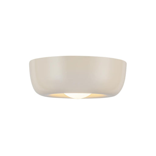 Hayden 6-in Pearl White Led Flush Mount | FM68506-PW