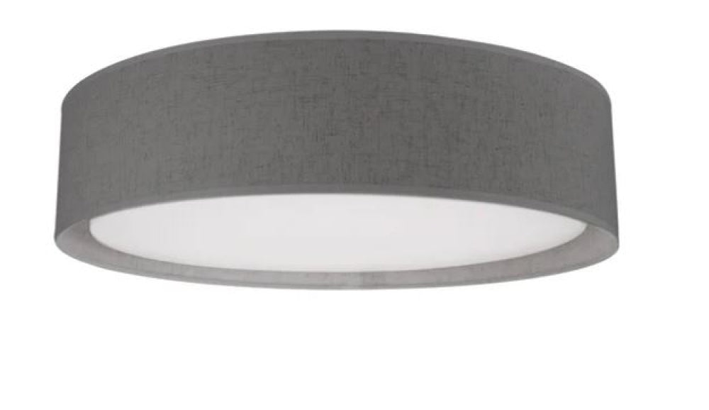 Dalton 16-in Gray Led Flush Mount | FM7916-GY