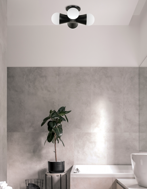  4 Light  Flush Mount, Mb | FOR-84FH-MB