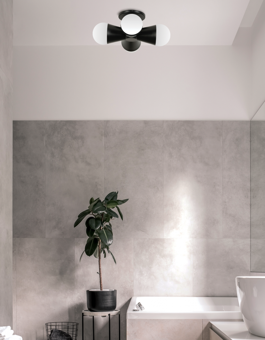  4 Light  Flush Mount, Mb | FOR-84FH-MB