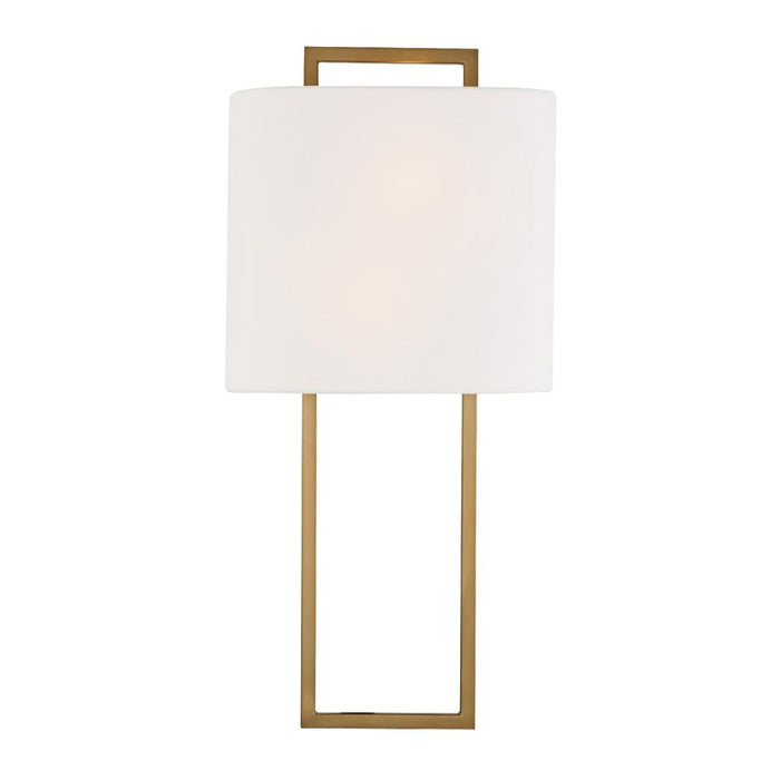 Crystorama Fremont 2 Light Vibrant Gold Sconce