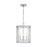 Visual Comfort & Co. Studio Collection Erro transitional 4-light indoor dimmable small ceiling hanging lantern pendant in polished nickel s
