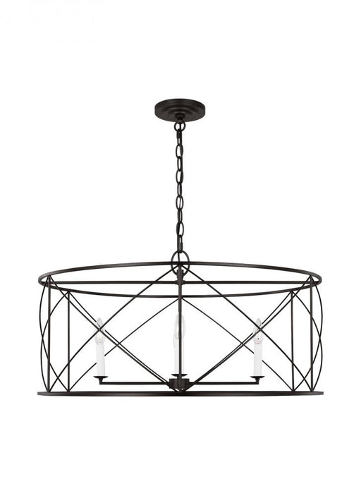 Visual Comfort & Co. Studio Collection Beatrix Transitional 4-Light Indoor Dimmable Extra Large Lantern Pendant