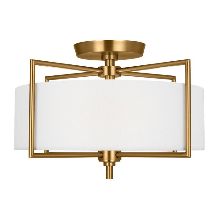 Perno Medium Semi-flush Mount | CF1122BBS
