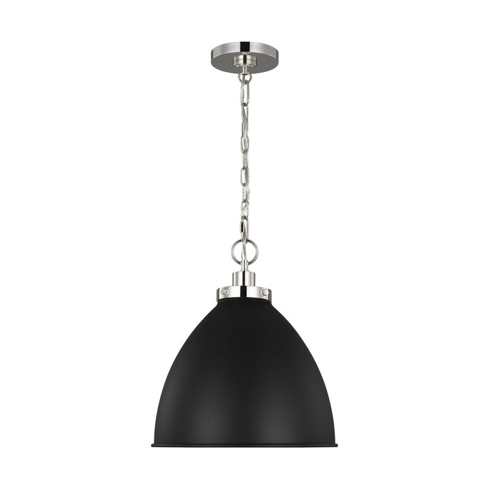 Wellfleet Medium Dome Pendant | CP1291MBKPN