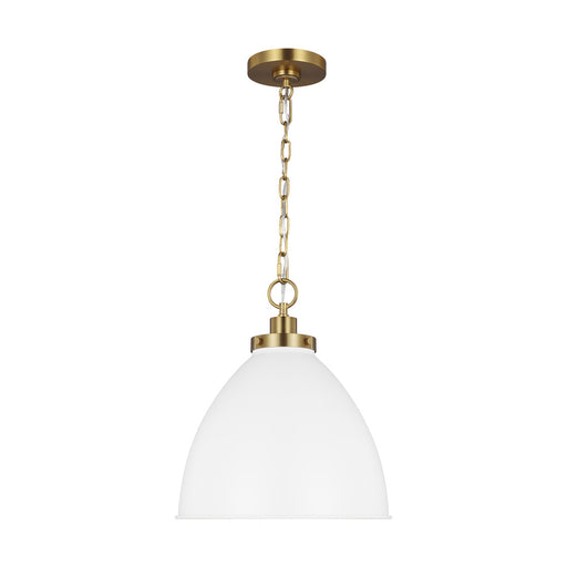 Wellfleet Medium Dome Pendant | CP1291MWTBBS