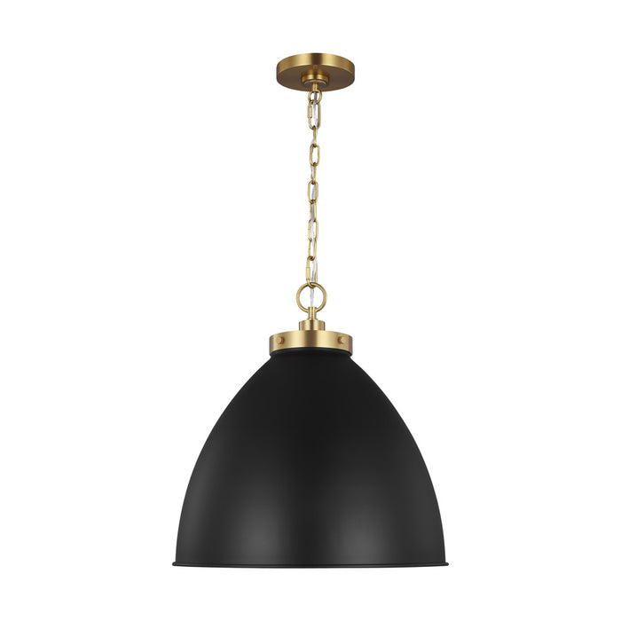 Wellfleet Large Dome Pendant | CP1301MBKBBS