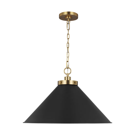 Wellfleet Wide Cone Pendant | CP1311MBKBBS