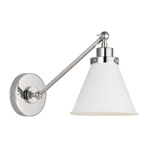 Wellfleet Single Arm Cone Task Sconce | CW1121MWTPN