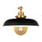 Wellfleet Single Arm Wide Task Sconce | CW1141MBKBBS