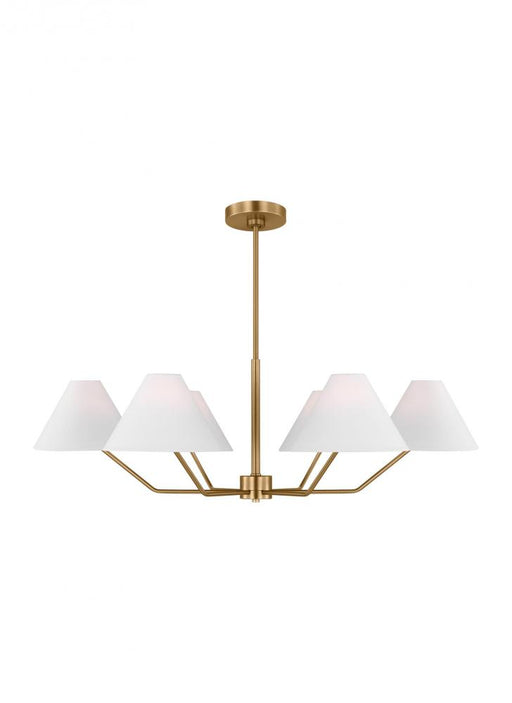 Visual Comfort & Co. Studio Collection Burke Transitional 6-Light Indoor Dimmable Large Chandelier