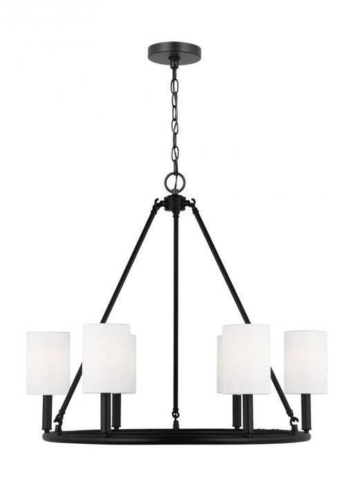 Visual Comfort & Co. Studio Collection Egmont Traditional 6-Light Indoor Dimmable Large Chandelier