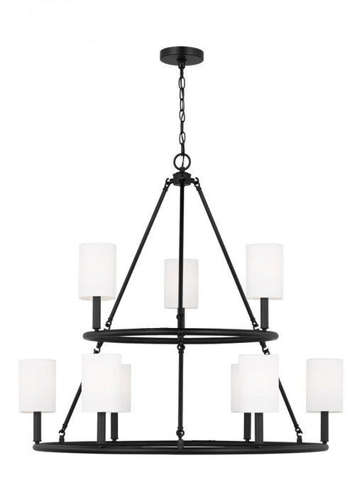 Visual Comfort & Co. Studio Collection Egmont Traditional 9-Light Indoor Dimmable Extra Large Chandelier