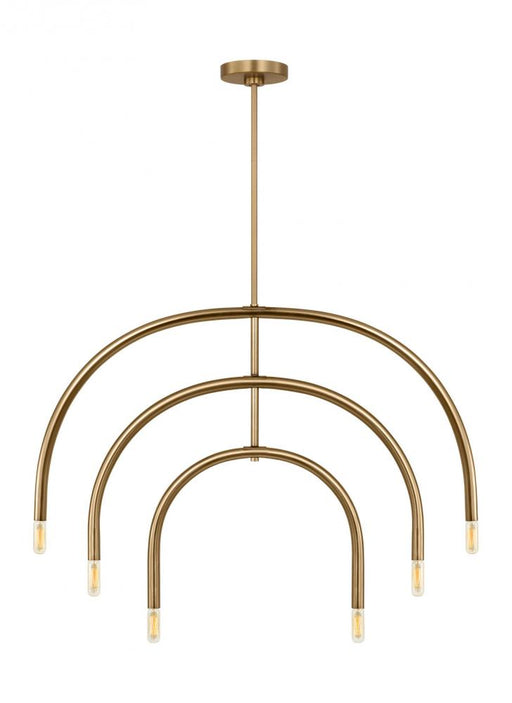 Visual Comfort & Co. Studio Collection Hadden Modern 6-Light Indoor Dimmable Large Chandelier