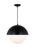 Visual Comfort & Co. Studio Collection Hyde Modern 1-Light Indoor Dimmable Large Pendant Ceiling Hanging Chandelier Light