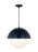 Visual Comfort & Co. Studio Collection Hyde Modern 1-Light Indoor Dimmable Large Pendant Ceiling Hanging Chandelier Light