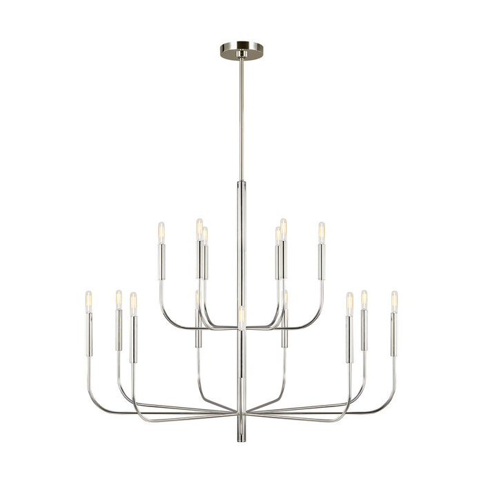 Visual Comfort & Co. Studio Collection Large Two-Tier Chandelier