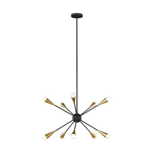 Jax Medium Chandelier | EC10310MBK