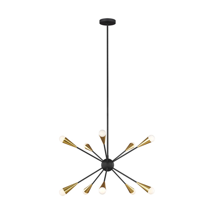 Jax Medium Chandelier | EC10310MBK