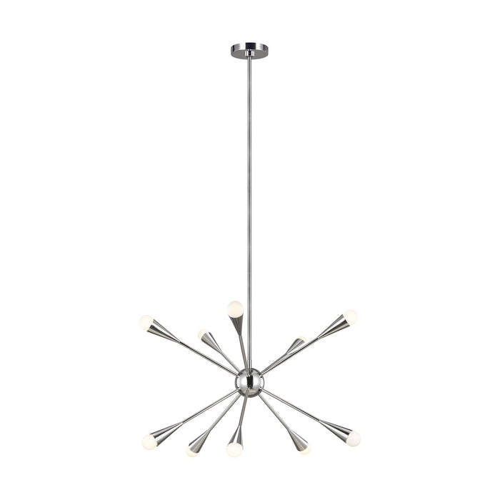 Jax Medium Chandelier | EC10310PN