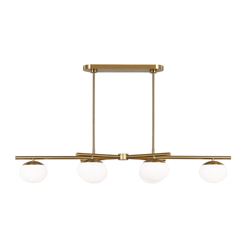 Lune Medium Linear Chandelier | EC1264BBS