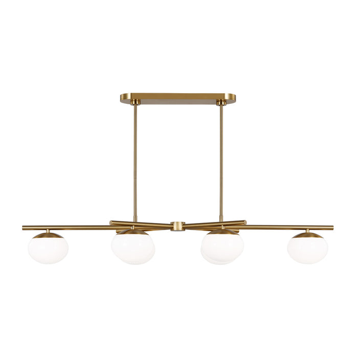 Lune Medium Linear Chandelier | EC1264BBS