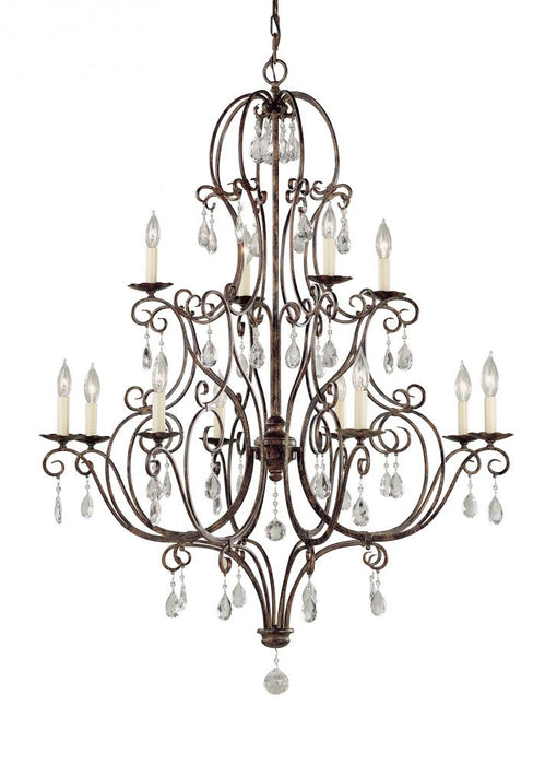 Chateau Large Chandelier | F1938/8+4MBZ