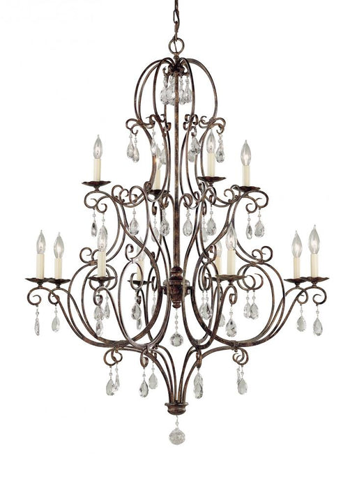 Chateau Large Chandelier | F1938/8+4MBZ