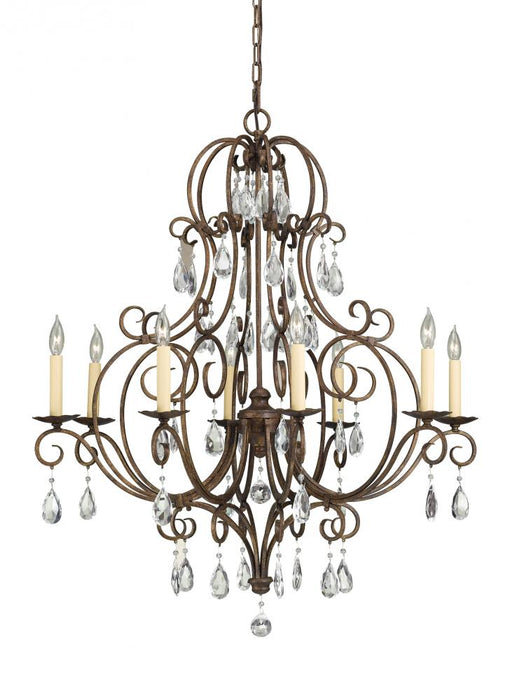 Chateau Medium Chandelier | F2303/8MBZ