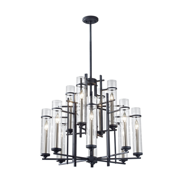 Ethan Extra Large Chandelier | F2629/8+4AF/BS