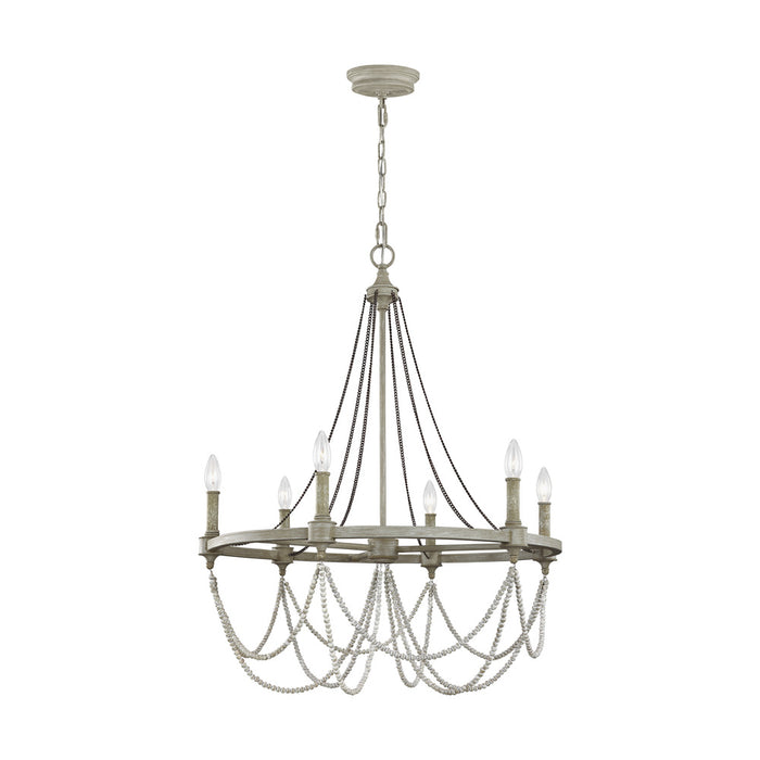 Beverly Medium Chandelier | F3132/6FWO/DWW