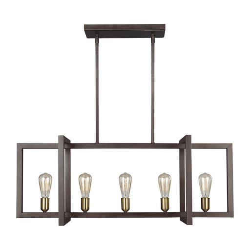 Finnegan Medium Linear Chandelier | F3147/5NWB