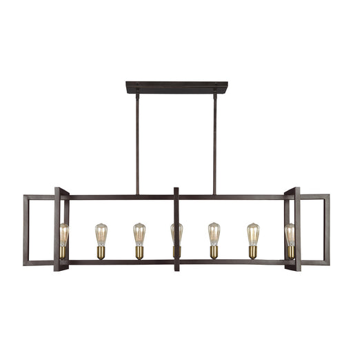 Finnegan Large Linear Chandelier | F3148/7NWB