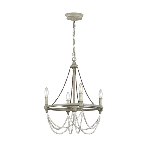 Beverly Small Chandelier | F3331/4FWO/DWW