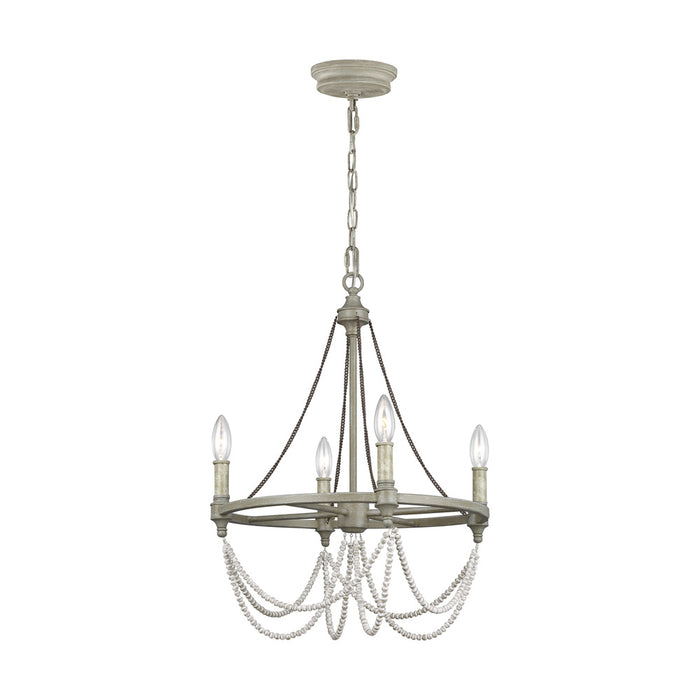 Beverly Small Chandelier | F3331/4FWO/DWW
