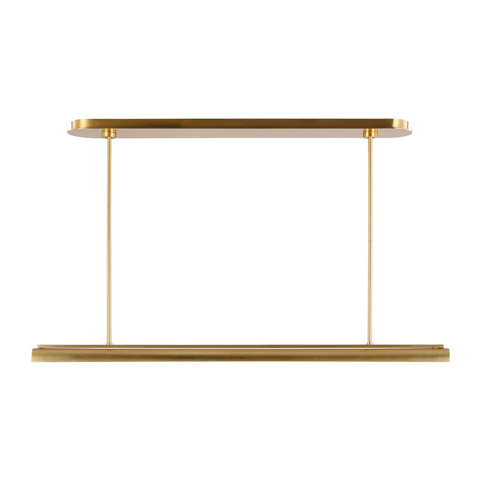 Carson One Light Linear Chandelier | KC1091BBS