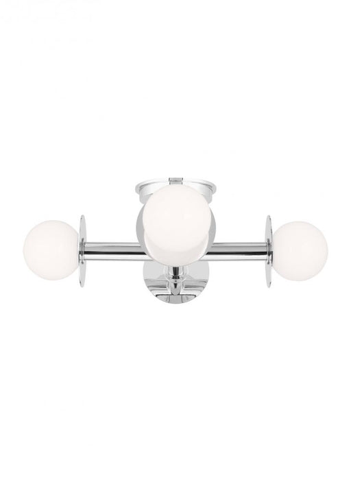 Visual Comfort & Co. Studio Collection Nodes Contemporary 4-Light Indoor Dimmable Semi-Flush Mount Ceiling Light