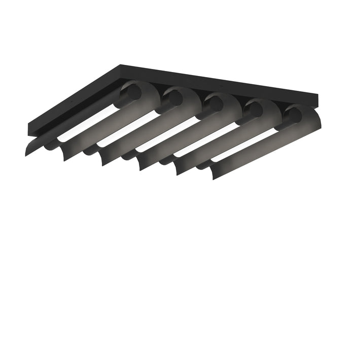 Carson Five Light Flush Mount | KF1095MBK