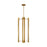 Carson Four Light Tall Pendant | KP1114BBS