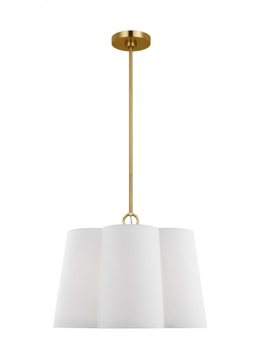 Visual Comfort & Co. Studio Collection Bronte Transitional 3-Light Indoor Dimmable Medium Hanging Shade Ceiling Hanging Chandelier Light