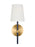 Monroe Small Single Sconce | KSW1081BBSNVY