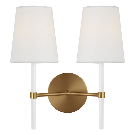 Monroe Double Sconce | KSW1102BBSGW