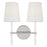 Monroe Double Sconce | KSW1102PNGW