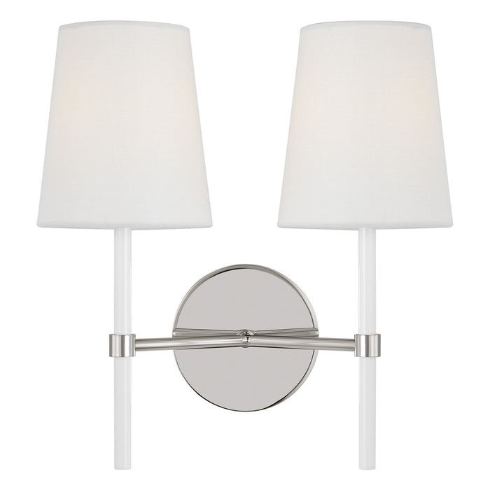 Monroe Double Sconce | KSW1102PNGW